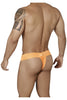 CandyMan 99315X Peek a Boo Lace Thongs Color Hot Orange