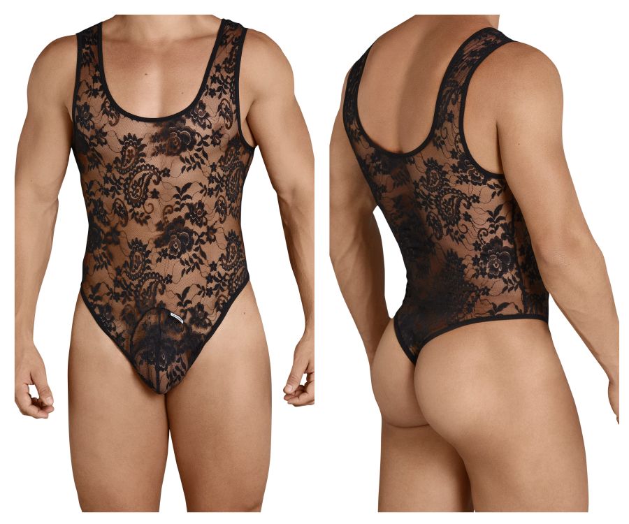 CandyMan 99380X Bodysuit Color Black