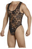 CandyMan 99380X Bodysuit Color Black