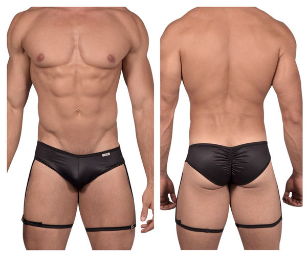 CandyMan 99468X Garter Briefs Color Black