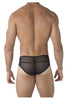 CandyMan 99495X Mesh Briefs Color Black