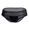 CandyMan 99495X Mesh Briefs Color Black