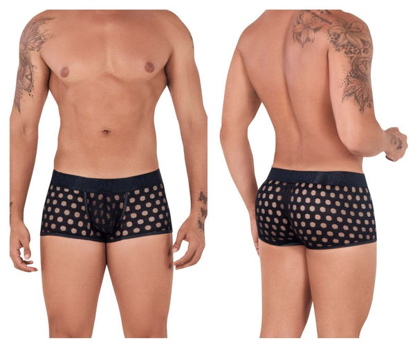 CandyMan 99511X Polka Mesh Trunks Color Black