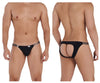 CandyMan 99536X Bikini Jockstrap Color Black-Animal Print