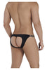 CandyMan 99536X Bikini Jockstrap Color Black-Animal Print