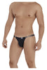 CandyMan 99536X Bikini Jockstrap Color Black-Animal Print