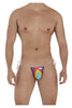 CandyMan 99571X Invisible Micro G-String Color Rainbow Prints