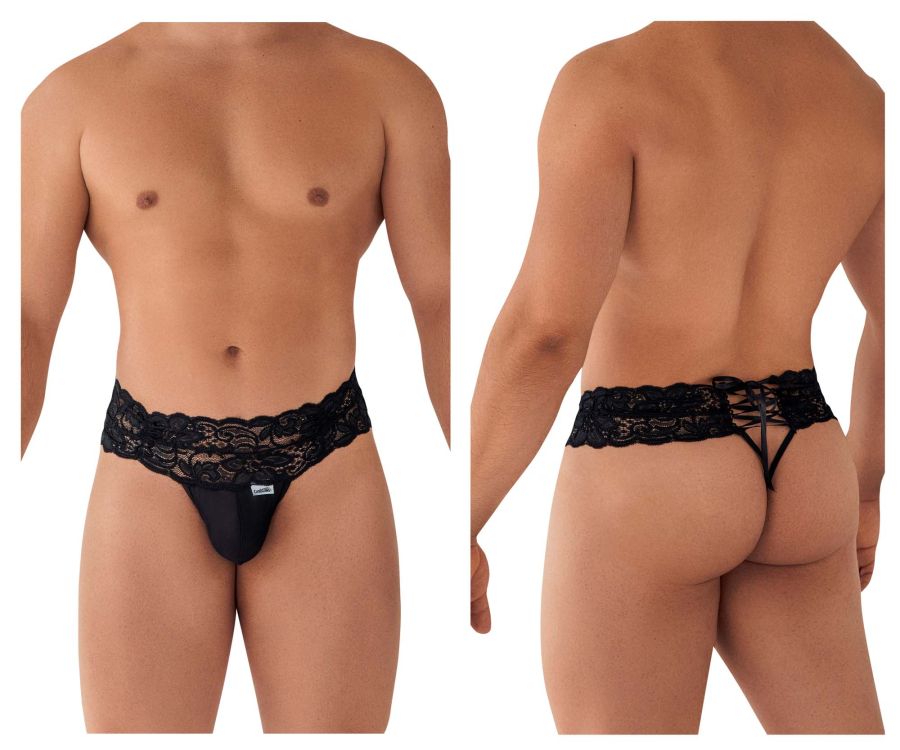 CandyMan 99595X Lace Thongs Color Black