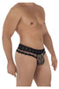 CandyMan 99596X Mesh-Lace Thongs Color Snake Print