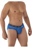 CandyMan 99615X Spank Me Lace Briefs Color Dark Blue