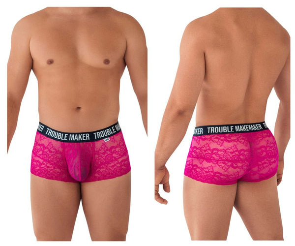 CandyMan 99616X Trouble Maker Lace Trunks Color Pink