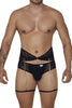 CandyMan 99703X Garter Briefs Two Piece Set Color Black