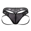 CandyMan 99747 Lace Thongs Color Black