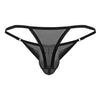 CandyMan 99776 Mesh Thongs Color Black