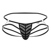 CandyMan 99793 Mesh Jock Thongs Color Black