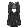 CandyMan 99794 Mesh Bodysuit Color Black