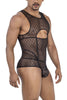 CandyMan 99794 Mesh Bodysuit Color Black