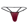 CandyMan 99795 Mesh G-String Thongs Color Burgundy