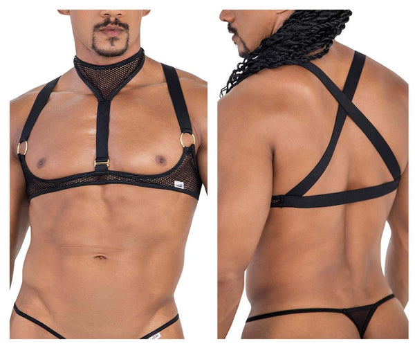 CandyMan 99809 Mesh Harness Color Black