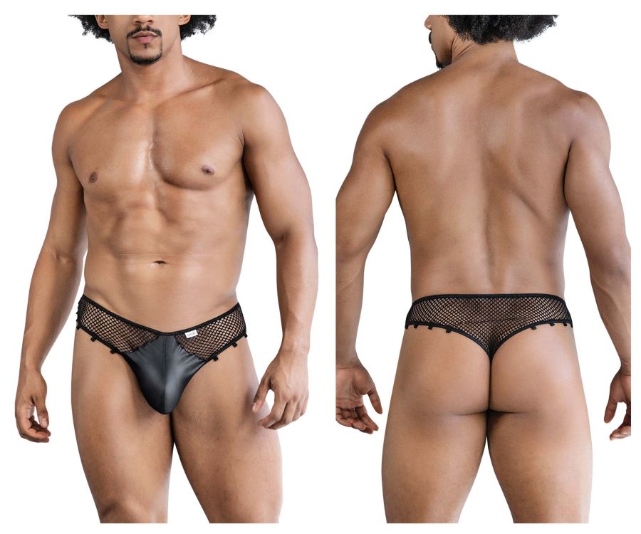 CandyMan 99860 Fishnet Thongs Color Black