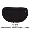 Clever 1743 Island Swim Briefs Color Black