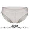 Clever 1743 Island Swim Briefs Color White