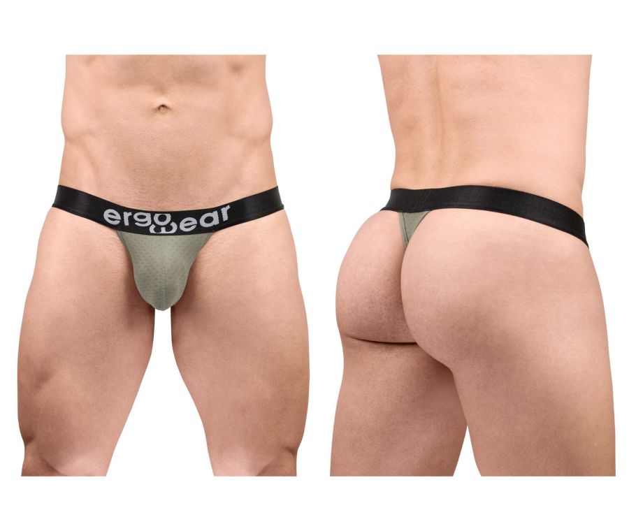 ErgoWear EW1677 MAX FLOW G-String Color Smoke Green