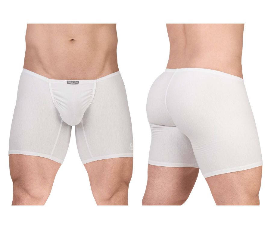 ErgoWear EW1737 FEEL GR8 Cotton Boxer Briefs Color White