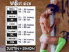 JUSTIN+SIMON XSJBU02 Bulge Thongs Color Psycodelic