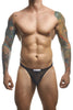 JUSTIN+SIMON XSJ03 Classic Thongs Color Black Mesh