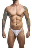 JUSTIN+SIMON XSJ03 Classic Thongs Color White Mesh