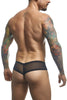 JUSTIN+SIMON XSJ22 Cheek Briefs Color Black Mesh