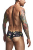 JUSTIN+SIMON XSJ22 Cheek Briefs Color Psycodelic