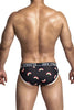 Private Structure EPUX4187 Pride Mini Briefs Color Black Rainbow