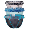 Xtremen 91057X-3 3PK Bikini Color Gray-Blue-Pink