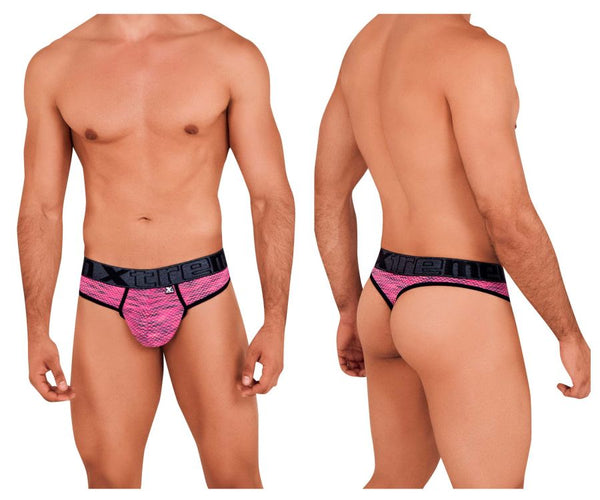 Xtremen 91100X Microfiber Mesh Thongs Color Pink