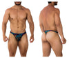 Xtremen 91171 Printed Thongs Color Leaves