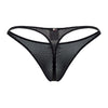 Xtremen 91185 Mesh Thongs Color Black