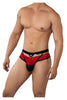 CandyMan 99627 Lace Jockstrap Color Red