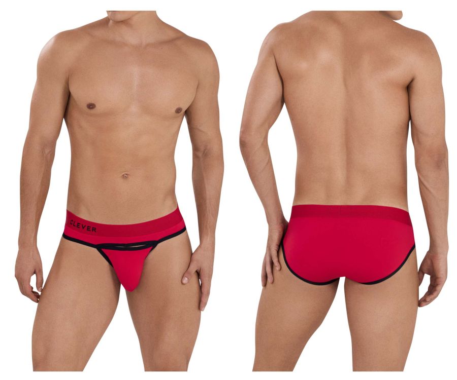 Clever 1146 Celestial Briefs Color Red - Pikante Underwear