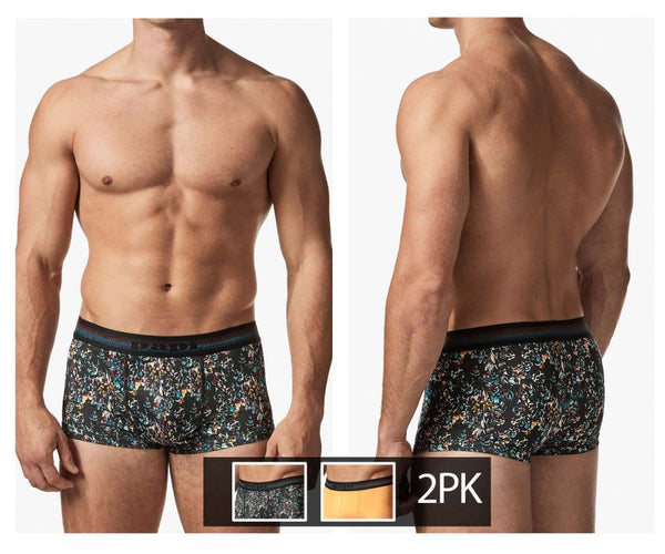 Papi Umpa088 2pk Microflex Brazilian Boxer Briefs Turquoise-black –   - Men's Underwear and Swimwear