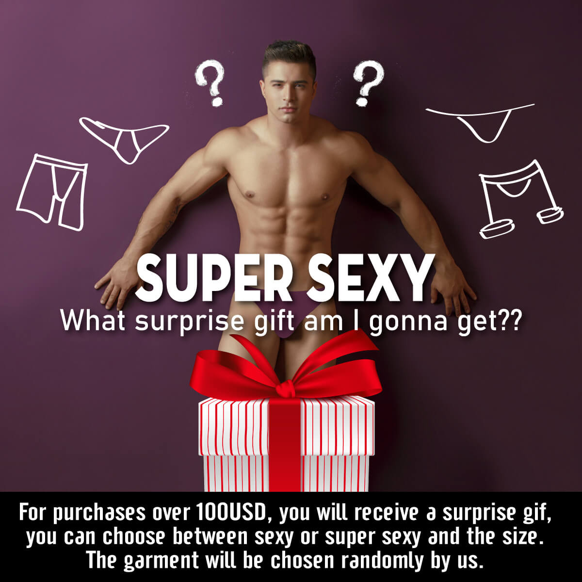 Free Free Super Sexy Gift with purchase Color Multi-colored - Pikante  Underwear